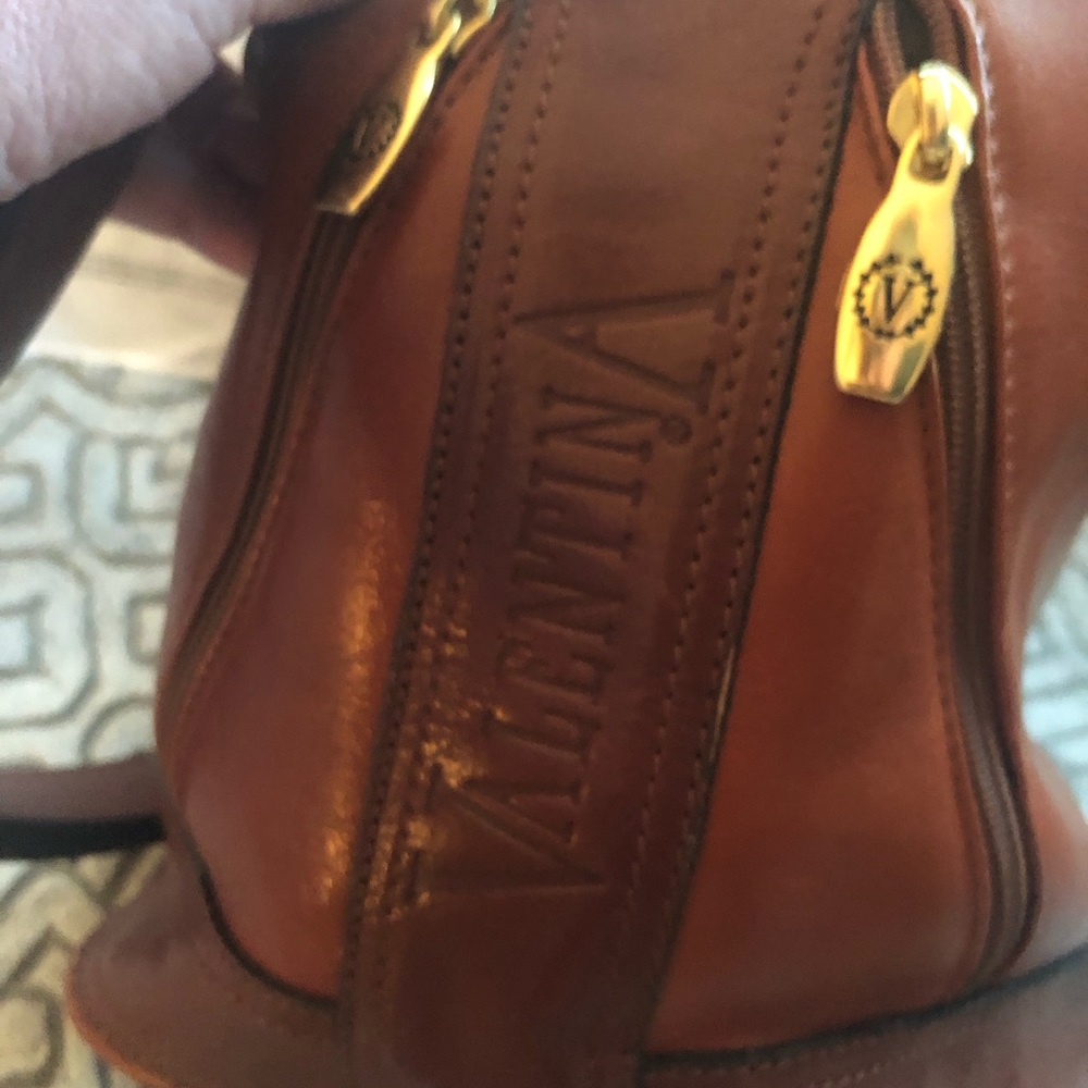 Valentina Italian leather bucket bag